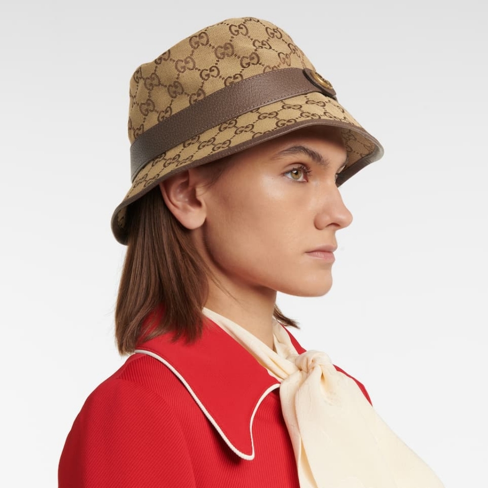 Brown Gucci Bucket Hat size S NEW tan - Picture 6 of 6